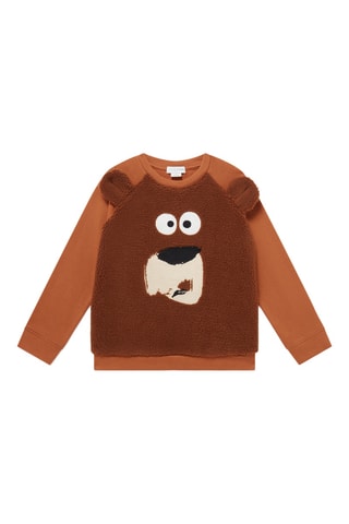 Sweat à oreilles - Marron