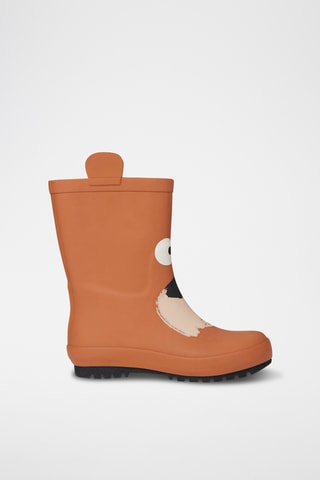 Bottes de pluie à oreilles - Marron clair