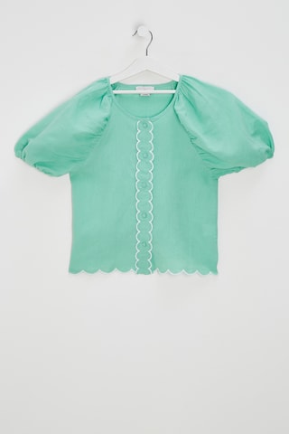 Chemisier en lin - Turquoise