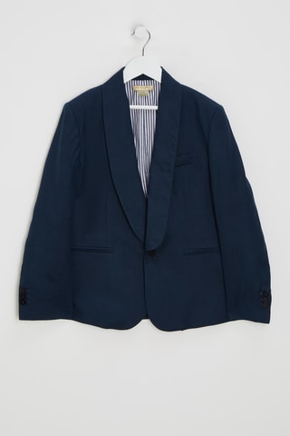 Blazer en lin - Bleu marine