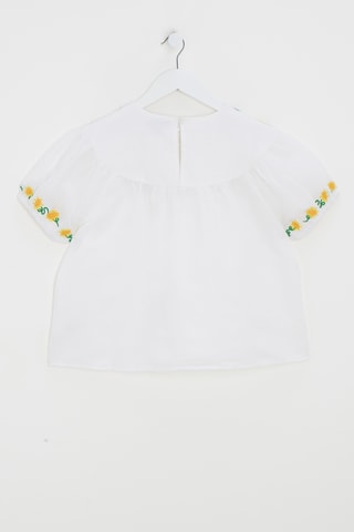 T-shirt en lin - Blanc