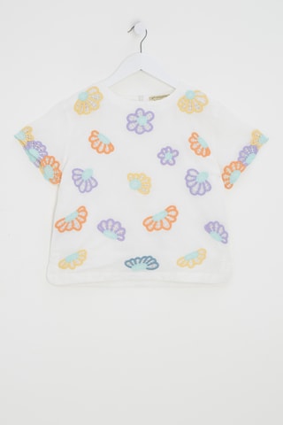 T-shirt en lin - Blanc