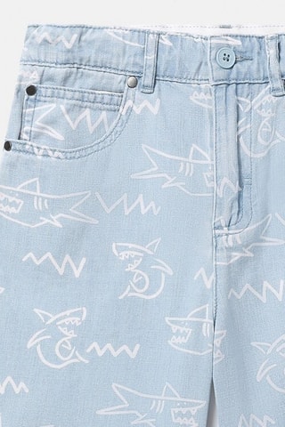 Short en jean - Bleu clair