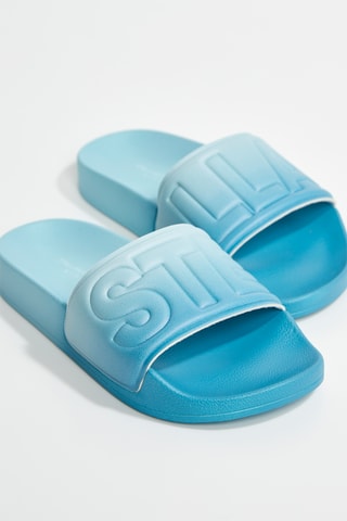 Mules dip and dye - Bleu