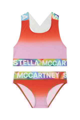 Maillot 2 pièces tie and dye - Rouge