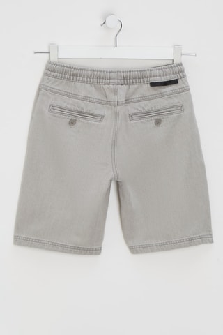 Short en jean - Gris clair