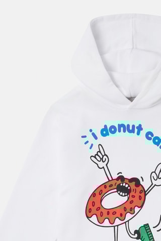 Sweat à capuche - Blanc