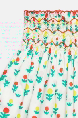 Jupe taille haute - Ivoire