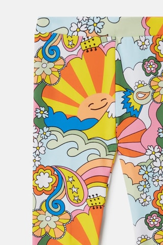 Legging - Beige et jaune