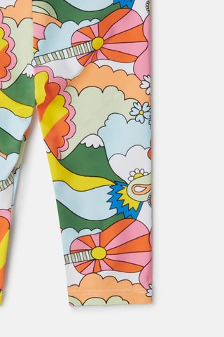 Legging - Beige et jaune