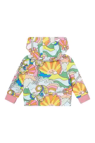 Coupe-vent à capuche - Beige et jaune