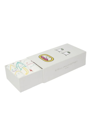 3 bavoirs - Gris clair chiné