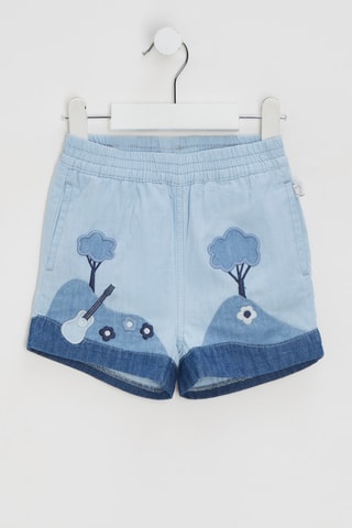 Short en jean - Bleu