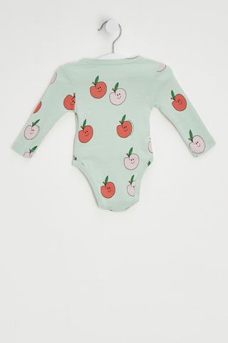 2 bodys - Vert clair et rose