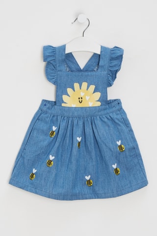 Robe salopette - Bleu