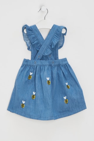 Robe salopette - Bleu