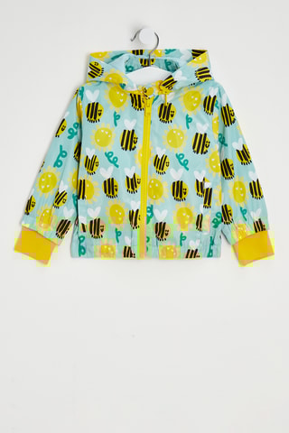 Coupe-vent à capuche - Bleu clair