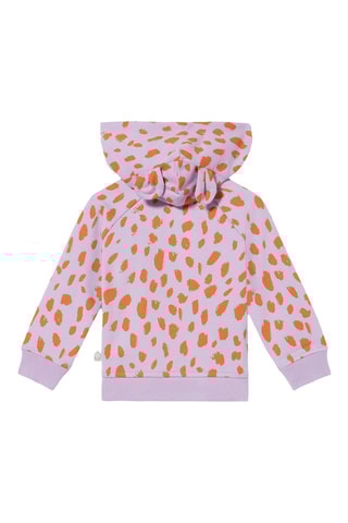 Sweat à capuche à oreilles - Rouge et rose