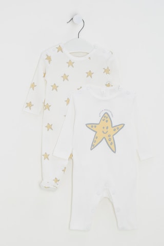 2 grenouillères - Blanc