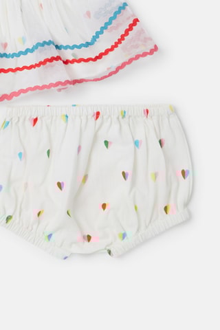 Robe et bloomer - Blanc