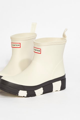 Stivaletti da pioggia - Bianco e nero