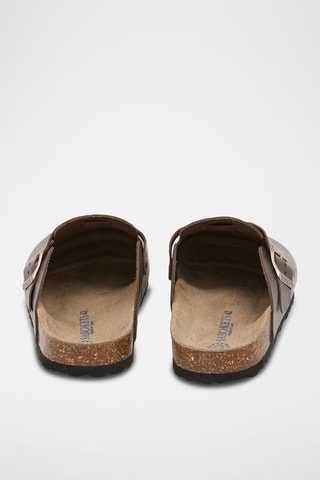 Leren Slippers - Bruin