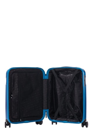 Bagaglio a mano New Shine - 54,5 cm - Lucchetto TSA - Blu