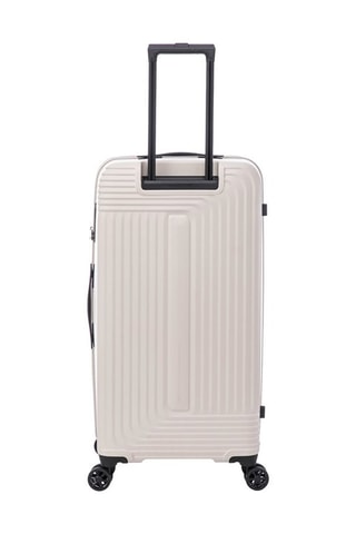 Bagaglio a mano e valigia XL Premium Trunk - 56/80,5 cm - Lucchetto TSA - Beige