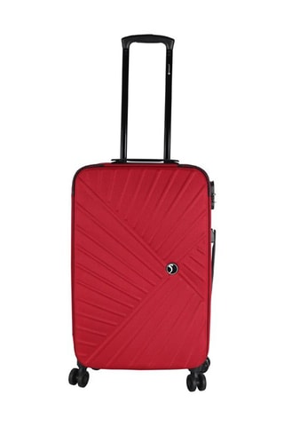 Set 3 valigie Disco - 56/66/76 cm  - Rosso