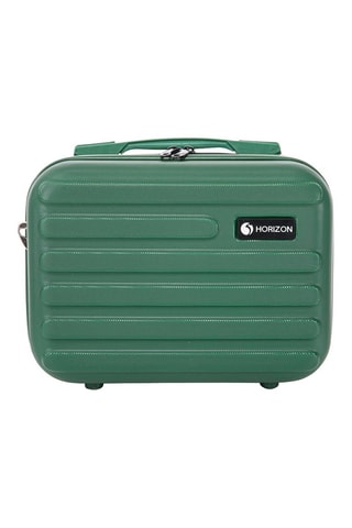 Beauty-case Napoli bouteille - 33 cm  - Verde