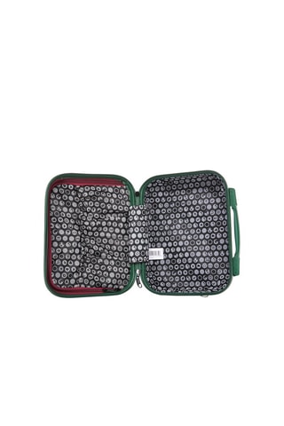 Beauty-case Napoli bouteille - 33 cm  - Verde