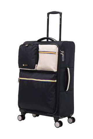 Valigia media Today - 69 cm  - Nero e beige