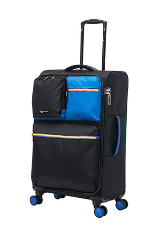 Valigia media Today - 69 cm  - Nero e blu