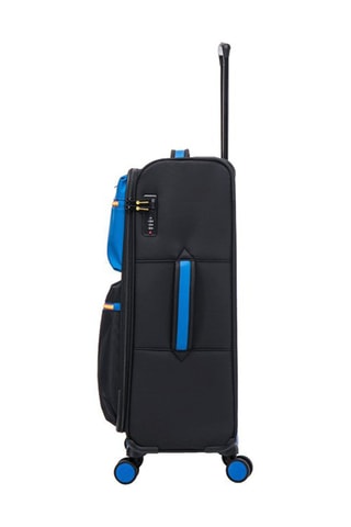 Valigia media Today - 69 cm  - Nero e blu