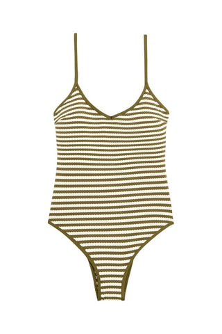 Maillot 1 pièce - Kaki