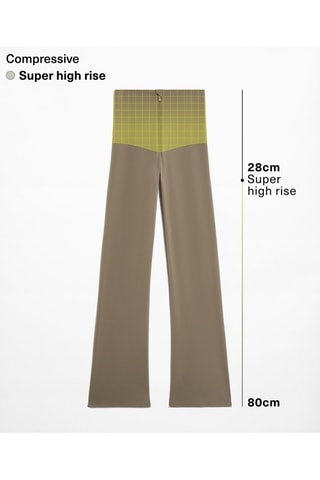 Pantalon flare - Kaki