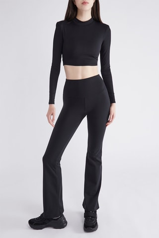 Pantalon flare - Noir