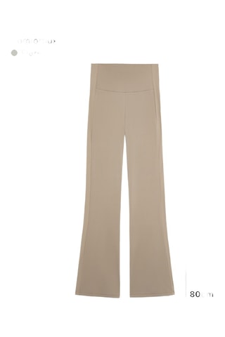 Pantalon flare - Beige