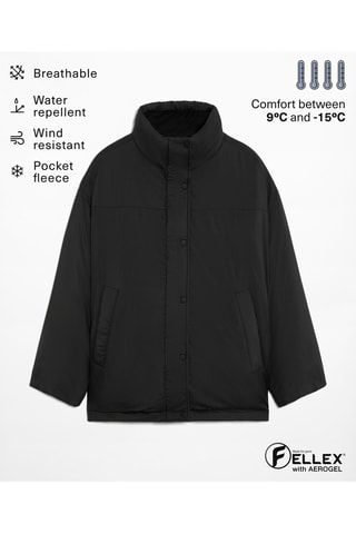 Parka oversize - Noir