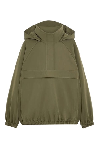 Coupe-vent à capuche - Kaki