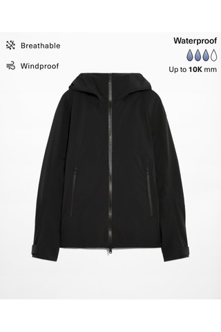 Imperméable à capuche - Noir