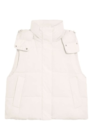 Doudoune sans manches - Blanc