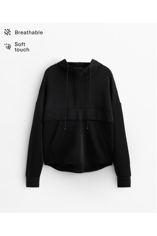 Sweat à capuche - Noir