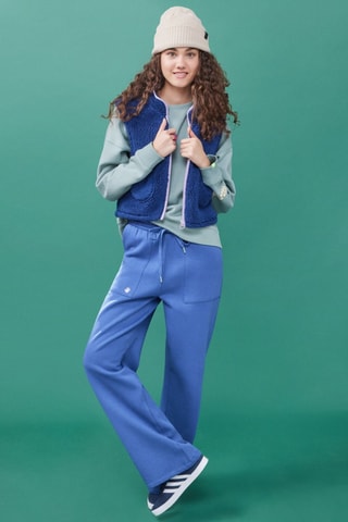 Pantalon flare - Bleu cobalt