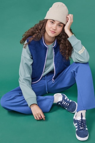 Pantalon flare - Bleu cobalt