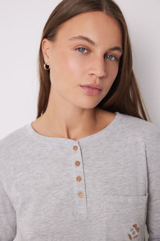 Pyjama - Gris clair chiné