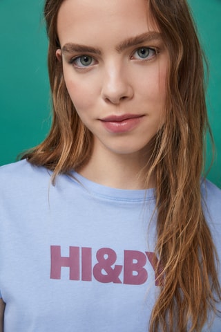 T-shirt - Ciel et violet