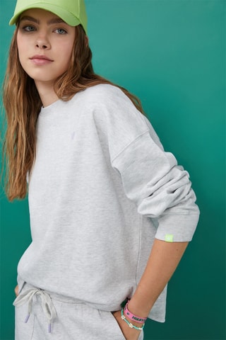 Sweat - Gris chiné et