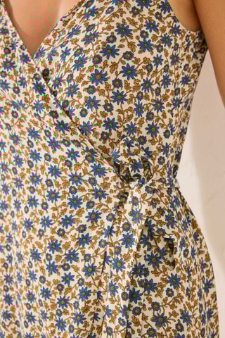 Robe portefeuille - Bleu roi