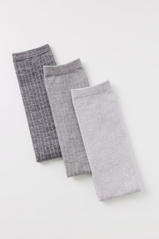 3 paires de chaussettes - Gris